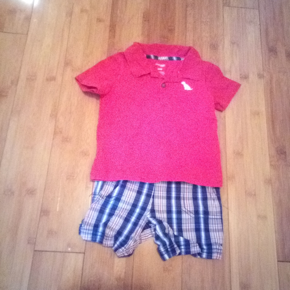 Red Polo Shirt for Kids
